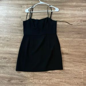 Size M (US 8) Black Mini Dress